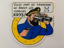 STICKER KRYS HERGE 1980