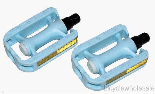 Light blue bmx pedals - light, /