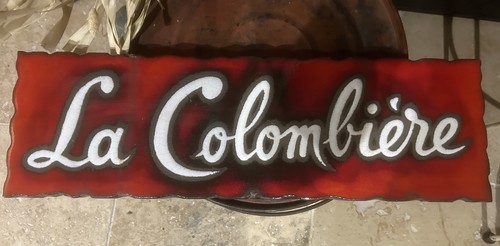 Colombière plaque nom de - plaque,