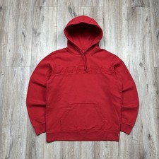 Supreme Hoodie Set In Logo Red SS19 Mens Size L