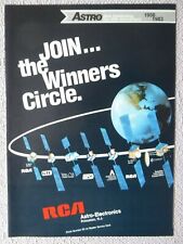 11/1983 PUB RCA ASTRO ELECTRONICS SPACE SATELLITE COMSAT TELESAT ORIGINAL AD
