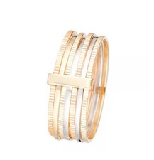 Bague semainier 3 or (blanc, jaune, rose) Or 375/1000