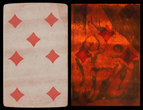 Carte jouer transparente - a,
