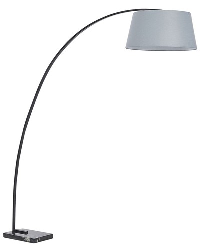 Lampadaire courbe abat jour - courbe, à