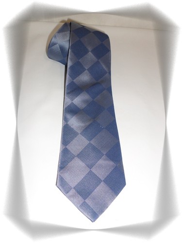 Cravate fantaisie gris bleu - cravate, gris/