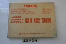 Yamaha XS1F XS2 TX650 Manuel