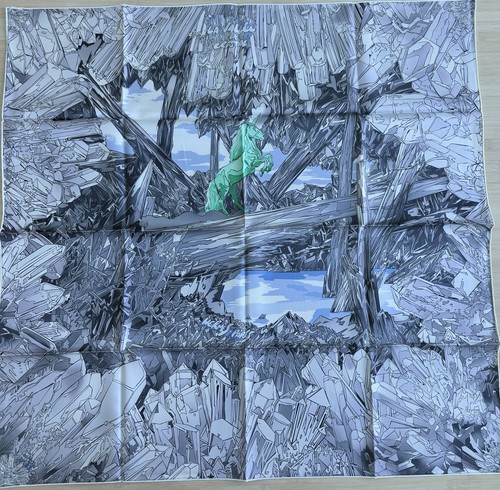 Foulard carré hermes - carré, 90