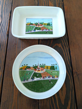 Villeroy & Boch Naif Wedding Day Serving Set Round & Rectangular Baking Dishes