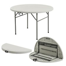 4ft portable ronde pique-nique pliante Party Camping Caravan Jardin Table