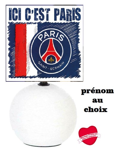 Lampe chevet psg - lampe, de