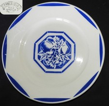 Faïence de LUNEVILLE KG "FRUCTIDOR" : Assiette plate 22.5 cm (bon état)