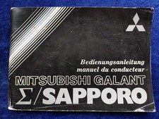 1979 Mitsubishi Sapporo Owners Manual