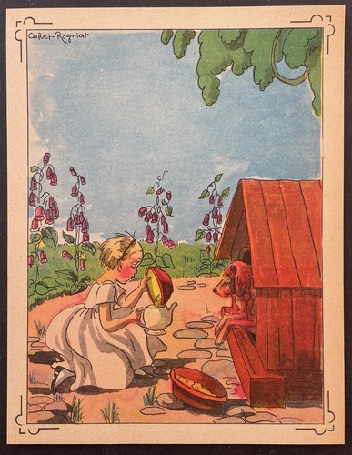 Gravure couleur ancienne - , de