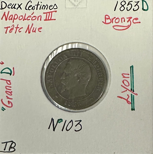 Centimes napoleon iii - 2,