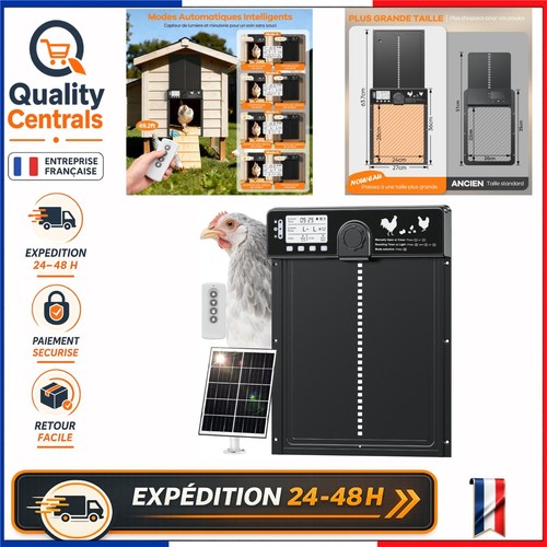 Porte poulailler automatique - porte,