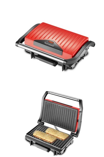 Grill viande panini rouge - -,