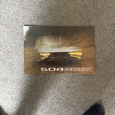 Peugeot 504 Coupe & Cabriolet Fi 1972-73 UK Market Sales Brochure