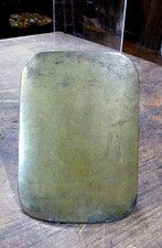 LARGE 19TH CENTURY MILITARY MUSIC FLAG CARRIER BELT PLATE