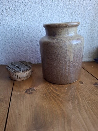 Pot vintage grès ancien - grès,