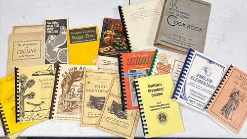 Vintage cookbook lot - cookbook, 14
