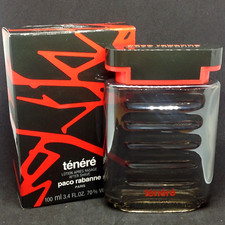 PACO RABANNE TENERE 100ml after-shave VIDE avec boite rechargeable