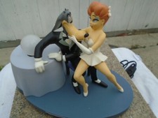 Tex Avery Swing Shift Cinderella with Wolf Figurine Lamp Statue 1995 No.372/3000