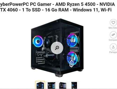 Tour gamer - pc,