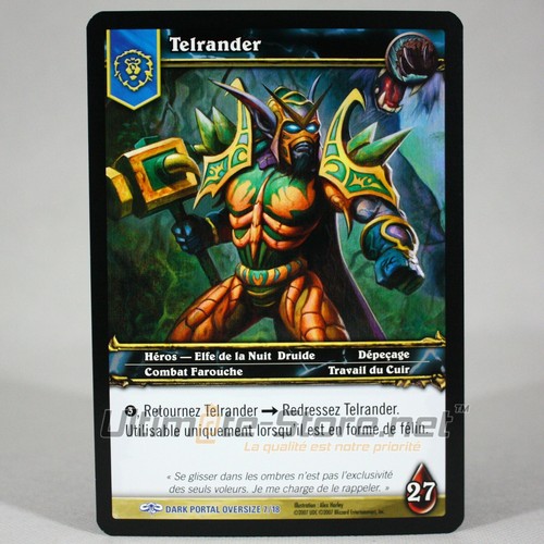 Carte wow géante - wow, telrander