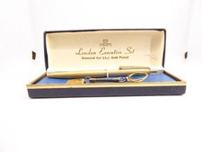 LONDON EXECUTIVE SET - SUA - STYLO BILLE + PORTE CLES - PLAQUE OR