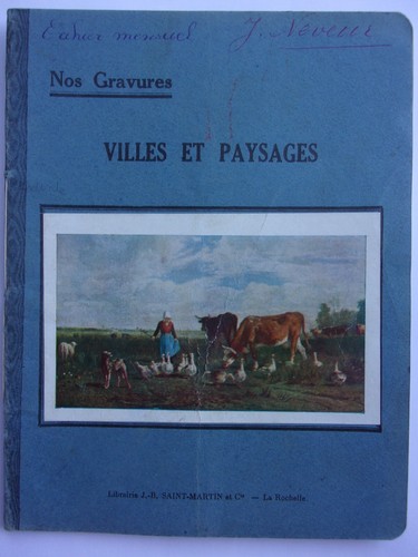 Ancien cahier ecole ecrit - ancien, d'ecole