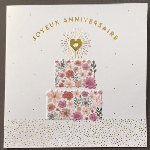 Carte anniversaire joyeux - carte, :