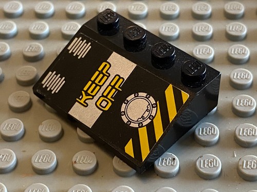 Lego agents black slope - black,
