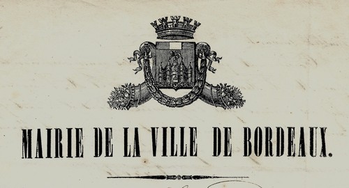 1846 mairie bordeaux - 1846,