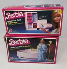 VTG 1979 Mattel Barbie Dream House Pink Commode Bath Chest Luxury Bathtub Set 