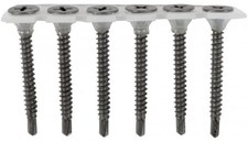 Vis autoperceuse en bande 3,5x35 mm pour visseuse placo G58578 Güde G58213