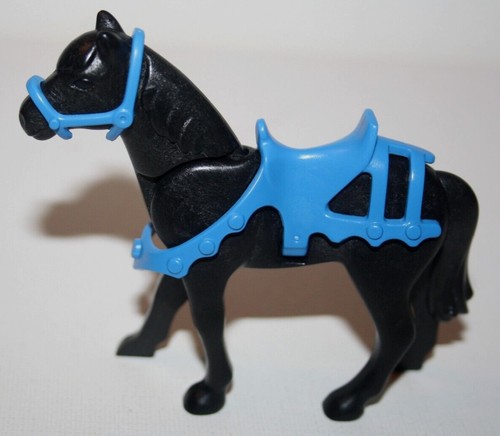 Playmobil 6000 cheval noir - cheval,