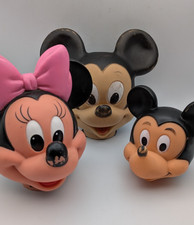 lot 3 têtes pouet poupée