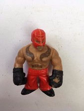 RARE WWE REY MYSTERIO RUMBLER FIGURE DE LUTTE MATTEL EN TENUE ROUGE
