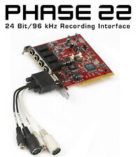Terratec phase 22 PCI + cable break out midi spdif 24 bits 96KHz 110dB