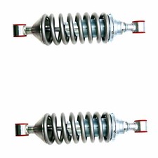 Quality Street Rod Rear Coil Over Shock Set w 350 Pound Springs Black Coated