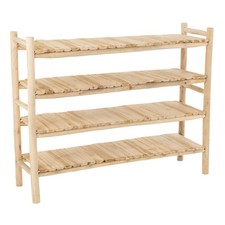 Étagère 4 Niveaux en Teck
