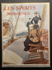 poster, boat/sailboat, yachting/document 1920s, old magazine
