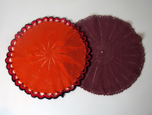 Napperons coussin crochet