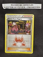 Admin team magma XY Double Danger 29/34 Carte Pokemon Française