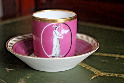 Paris porcelain litron cup - litron,