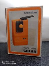 ANCIEN OUVRE BOITES CALOR ELECTRIQUE ORANGE 1970 VINTAGE ELECTRO MENAGER MURAL