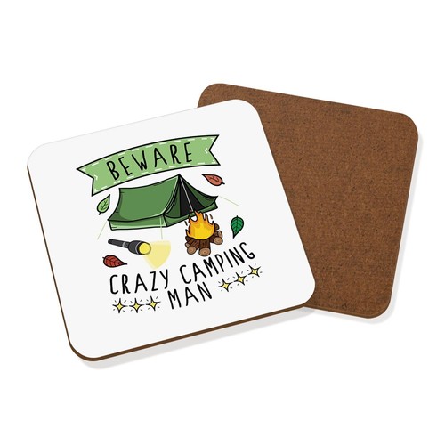 Attention fou camping homme - attention,