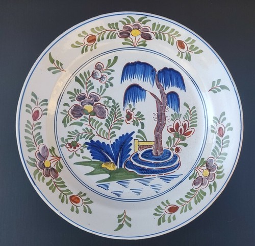 Delft grand plat circulaire - grand,