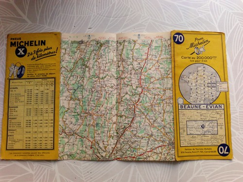 Carte routière michelin - carte,