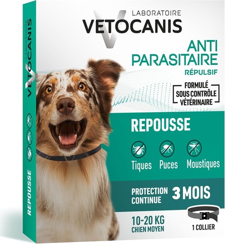 Collier anti puces chien - anti,